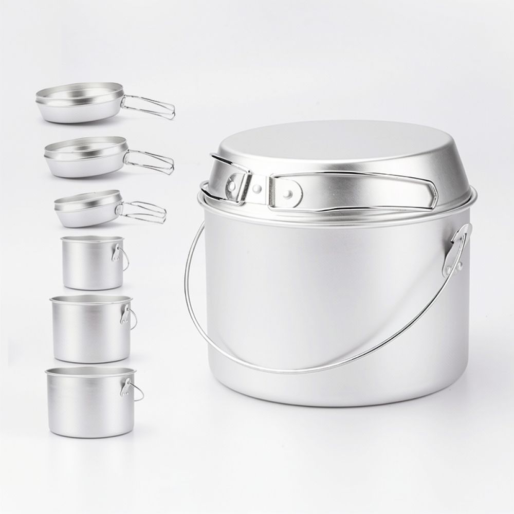 Conjunto de utensílios de cozi - Camping Cooking Dining Set avaliação e preço