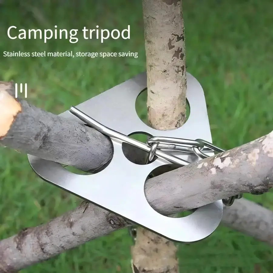 Aço inoxidável portátil acampa - Camping Hiking Cooking avaliação e preço