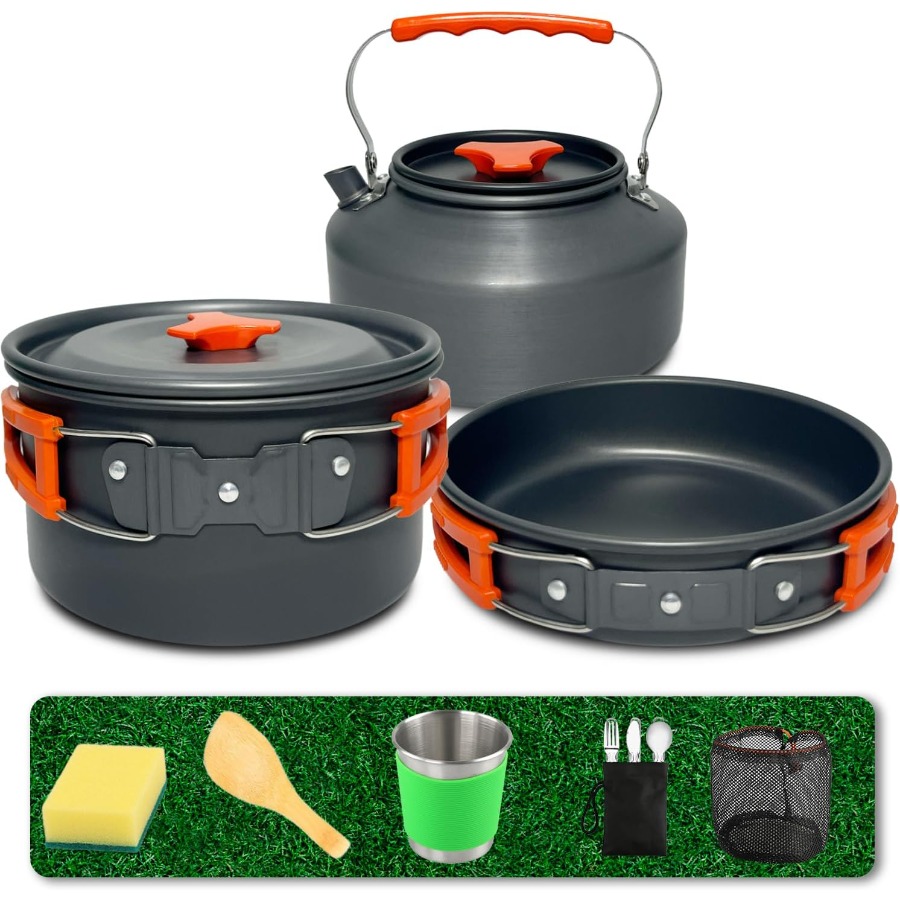 Conjunto de Utensílios de Cozi - Camping Hiking Cooking avaliação e preço