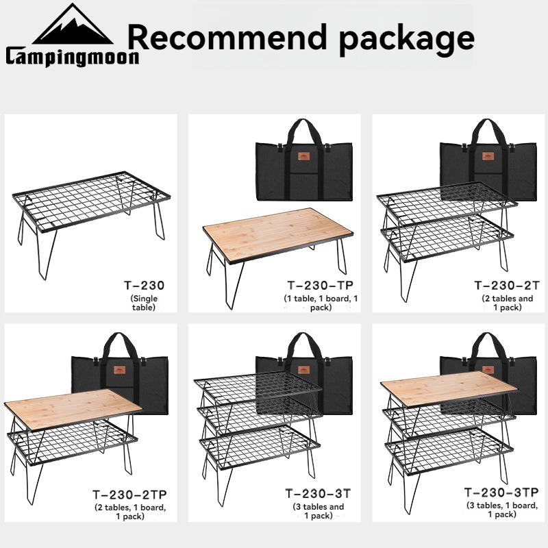 CAMPINGMOON T-230 Rack de Arma - Camping Cooking Table avaliação e preço