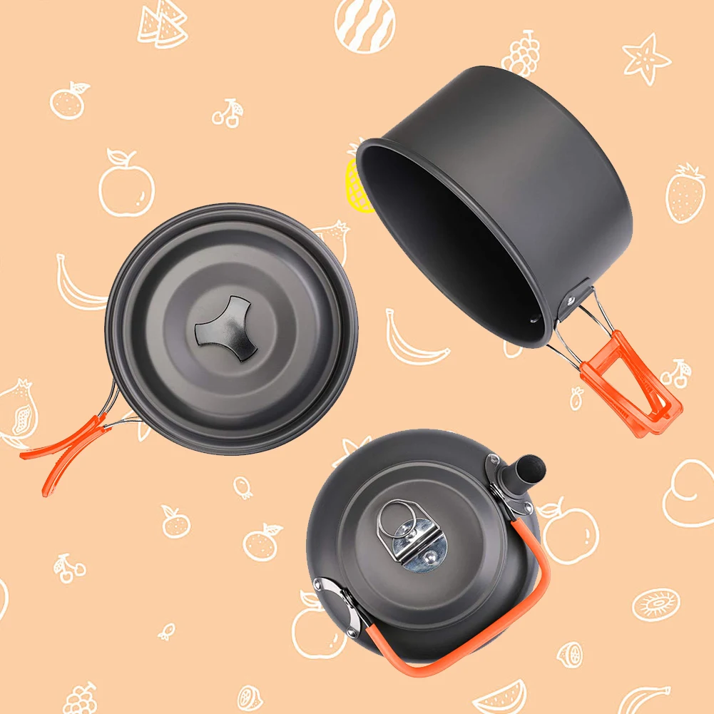 Kit de Utensílios de Cozinha p - Camping Hiking Cooking avaliação e preço