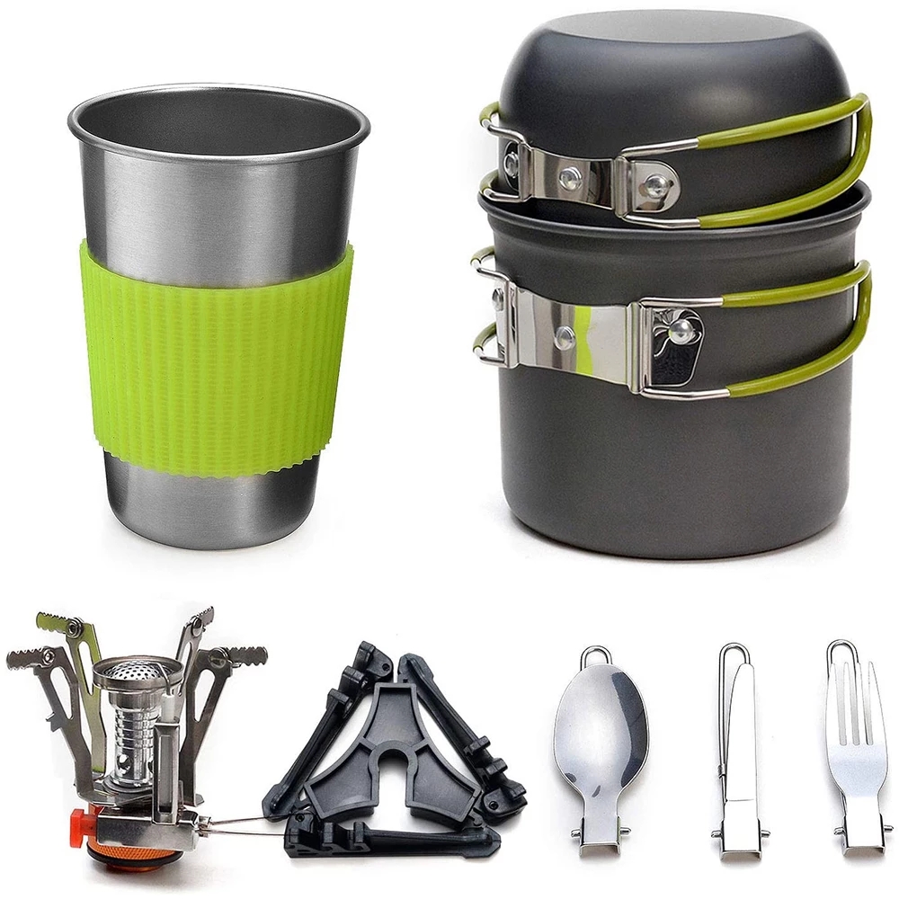 Kit de panelas de acampamento  - Camping Cooking Organizer avaliação e preço