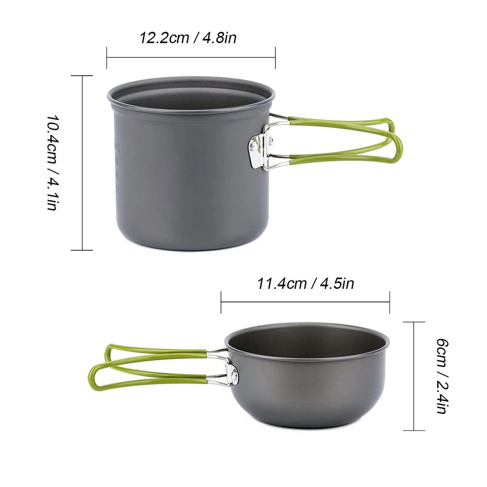 Kit de panelas de acampamento  - Camping Cooking Organizer avaliação e preço